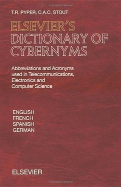 Elsevier's Dictionary of Cybernyms - Pyper, T.R.;Stout, C.A.C.