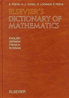 Elsevier's Dictionary of Mathematics - Peeva, K.;Vogel, H.-J.;Lozanov, R.