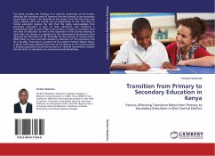 Transition from Primary to Secondary Education in Kenya - Makinda, Herbert