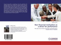 Cover Non financial motivation as a driver for perfomance