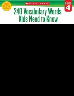 240 Vocabulary Words Kids Need to Know: Grade 4 - Beech, Linda