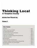 Thinking Local in Tompkins County: Articles from Tclocal.Org, Vol. 2