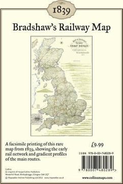 Bradshaw's Railway Map 1839 - Bradshaw, George