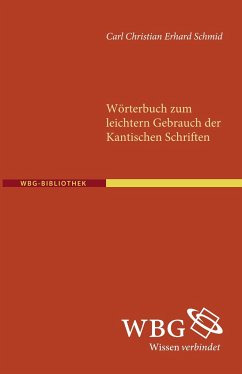 Cover Wörterbuch zum leichteren Gebrauch der Kantischen Schriften
