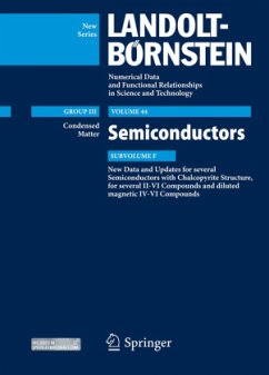 New Data and Updates for several Semiconductors with Chalcopyrite Structure, for several II-VI Compounds and diluted mag / Landolt-Börnstein, Numerical Data and Functional Relationships in Science and Technology Vol.44F - Strauch, Dieter;Chu, Junhao;Dietl, Tomasz