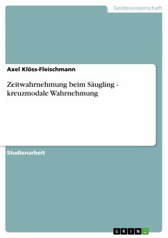 Zeitwahrnehmung beim Säugling - kreuzmodale Wahrnehmung - Klöss-Fleischmann, Axel