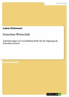 Franchise-Wirtschaft - Dickmann, Lukas