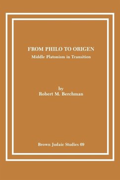 From Philo to Origen - Berchman, Robert M.