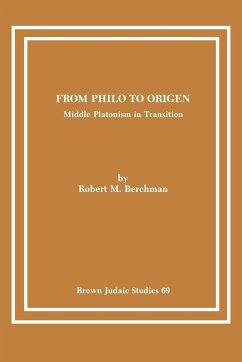 From Philo to Origen