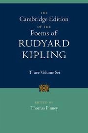 The Cambridge Edition of the Poems of Rudyard Kipling 3 Volume Hardback Set - Kipling, Rudyard