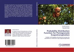 Probability Distribution Function for Pomegranate Evapotranspiration