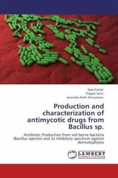 Production and characterization of antimycotic drugs from Bacillus sp.