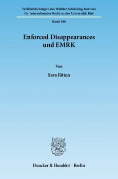 Enforced Disappearances und EMRK - Jötten, Sara