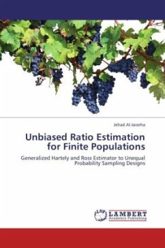 Unbiased Ratio Estimation for Finite Populations - Al-Jararha, Jehad