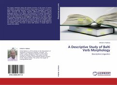A Descriptive Study of Balti Verb Morphology