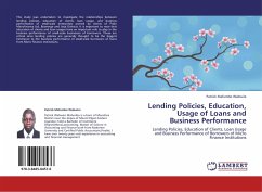 Lending Policies, Education, Usage of Loans and Business Performance - Mafumbo Wabwire, Patrick