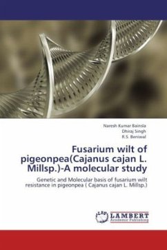 Fusarium wilt of pigeonpea(Cajanus cajan L. Millsp.)-A molecular study - Bainsla, Naresh Kumar;Singh, Dhiraj;Beniwal, R. S.