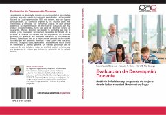 Evaluación de Desempeño Docente - Cánovas, Laura Lucía;Llera, Joaquín A.;Martinengo, Nora B.