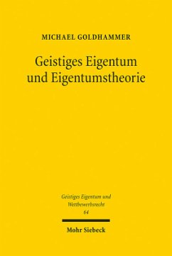 Cover Geistiges Eigentum und Eigentumstheorie