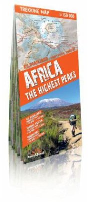 Trekking Map Africa, The Highest Peaks / Comfort! map, Trekking map
