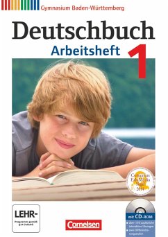 Deutschbuch 1: 5. Schuljahr. Arbeitsheft mit Lösungen und Übungs-CD-ROM. Gymnasium Baden-Württemberg - Mielke, Angela;Grunow, Cordula;Horwitz, Angela