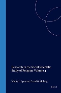 Research in the Social Scientific Study of Religion, Volume 4