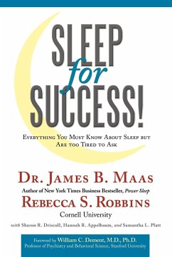 Sleep for Success! - Robbins, Rebecca S.; Maas, James B.