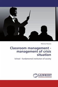 Classroom management - management of crisis situation - Pocora, Monica