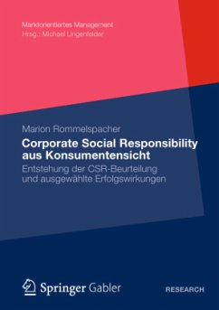 Corporate Social Responsibility aus Konsumentensicht - Rommelspacher, Marion