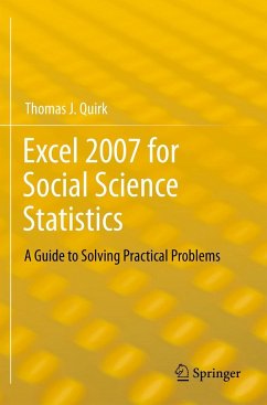 Excel 2007 for Social Science Statistics - Quirk, Thomas J.