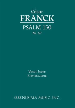 Psalm 150, M.69: Vocal score - Franck, César