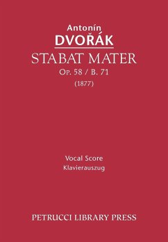 Stabat Mater, Op. 58 / B. 71: Vocal score