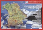 Reliefpostkarte Bayern