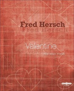 Valentine for solo Piano - Hersch, Fred