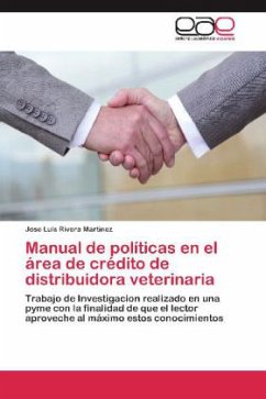 Manual de políticas en el área de crédito de distribuidora veterinaria