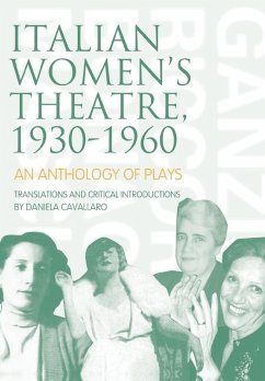 Cover Italian Women's Theatre, 1930-1960