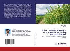 Role of Weather on Major Pest Insects of Rice Crop and their Control