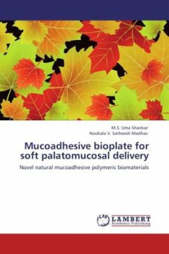Mucoadhesive bioplate for soft palatomucosal delivery - Shankar, M.S. Uma;Satheesh Madhav, Nookala V.