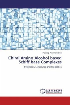Chiral Amino Alcohol based Schiff base Complexes