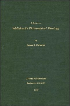 Reflection on Whitehead's Philosophical Theology - Caraway, James E