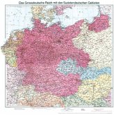 Historische Karte: Deutschland - Das Großdeutsche Reich mit dem Sudetendeutschen Gebieten, 1938 Planokarte