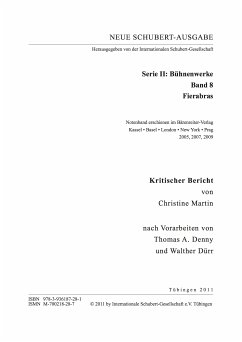 Neue Schubert-Ausgabe Serie 2 Band 8 Fierabas Kritischer Bericht Neue Schubert-Ausgabe Serie 2 Band 8 Fierabas Kritischer Bericht