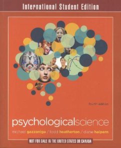 psychological science, International Student Edition - Gazzaniga, Michael S.; Heatherton, Todd; Halpern, Diane