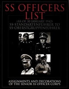 Cover SS Officers List (as of January 1942)