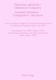 Littérature générale / Littérature comparée- General Literature / Comparative Literature