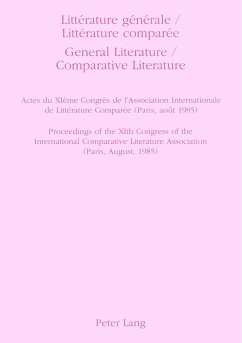 Littérature générale / Littérature comparée- General Literature / Comparative Literature