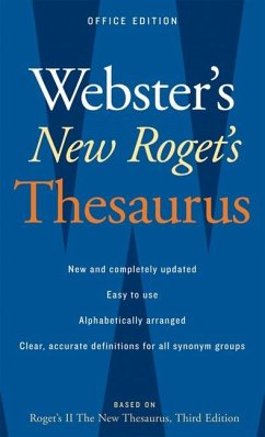 Webster's New Roget's Thesaurus, Office Edition - Editors of Webster's New World Coll