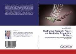 Qualitative Research: Papers on Qualitative Research in Business - Sheehan, Brian;Joungtrakul, Jamnean