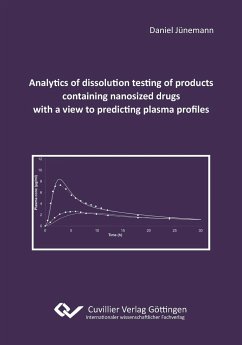 Analytics of dissolution testing of products containing nanosized drugs with a view to predicting plasma profiles - Jünemann, Daniel