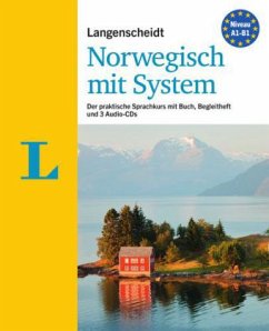 Cover Langenscheidt Norwegisch mit System, Buch, Begleitheft und 3 Audio-CDs